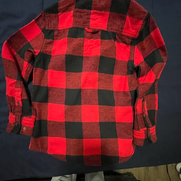 Kids Red and Black Checkered Shirt - Picture 4 of 4